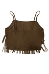 Studded Fringe Layer Tank Top