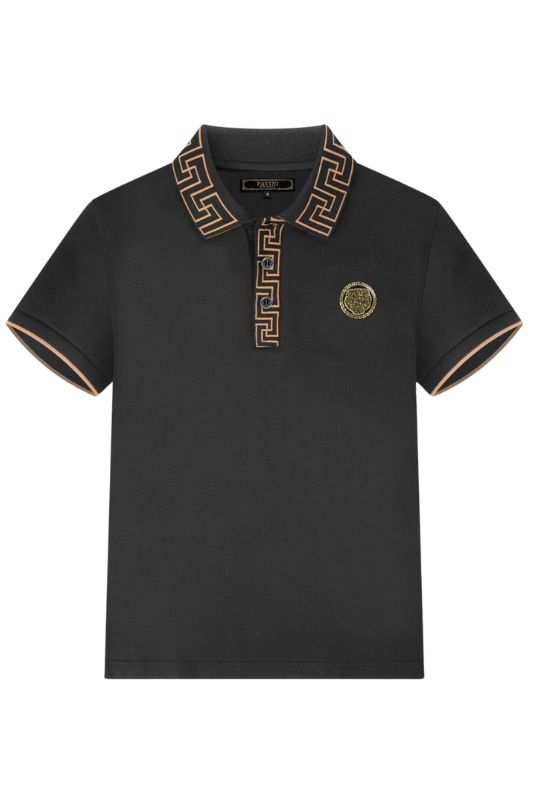 Cougar Crystal Head Geo Trim Polo