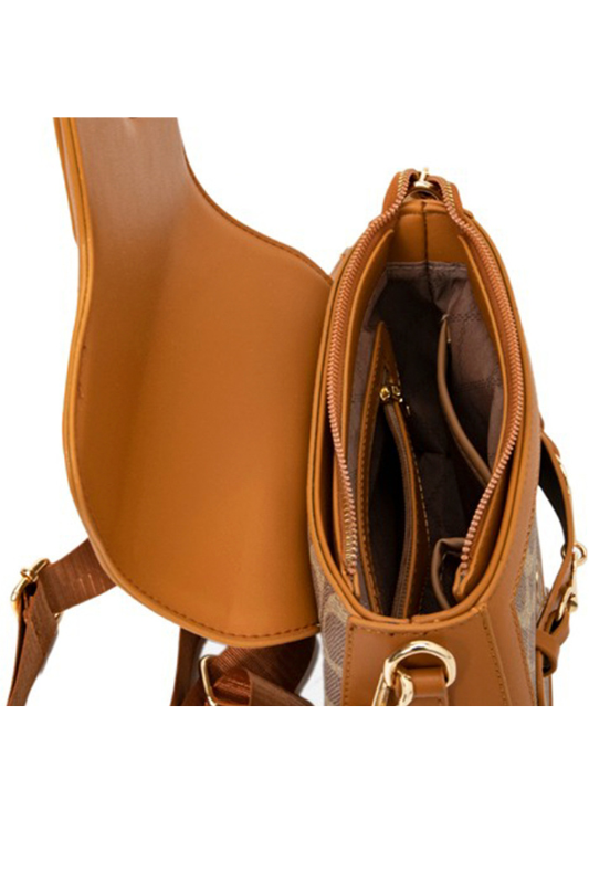 Oval Logo Bag w/Hardware and Wallet