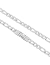 6MM, 20" Stainless Steel Figaro Chain Silver