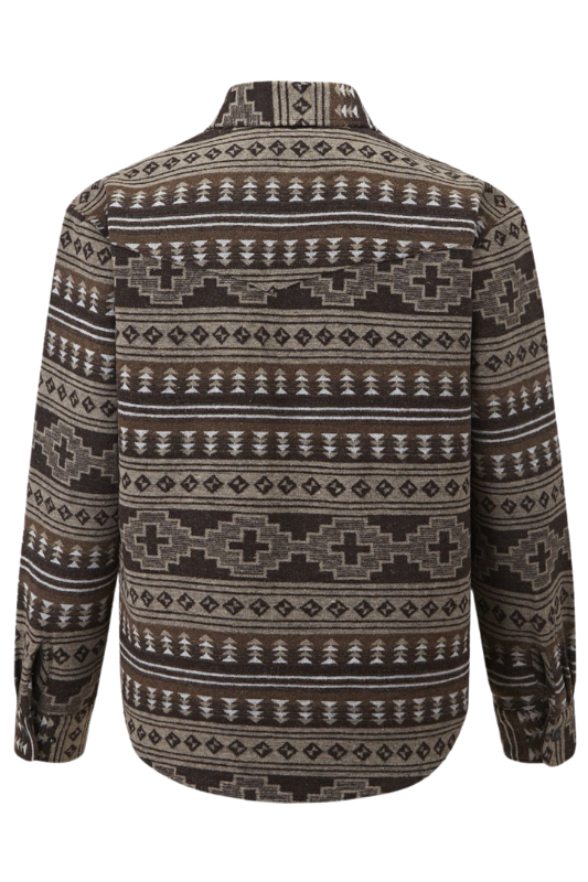 Aztec Jacquard Dbl Pocket Shacket