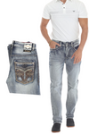 Arrowhead Embroidered Bootcut Denim