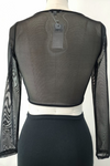 Long Sleeve Mesh & Lace Corset