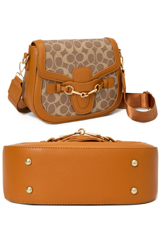 Oval Logo Bag w/Hardware and Wallet