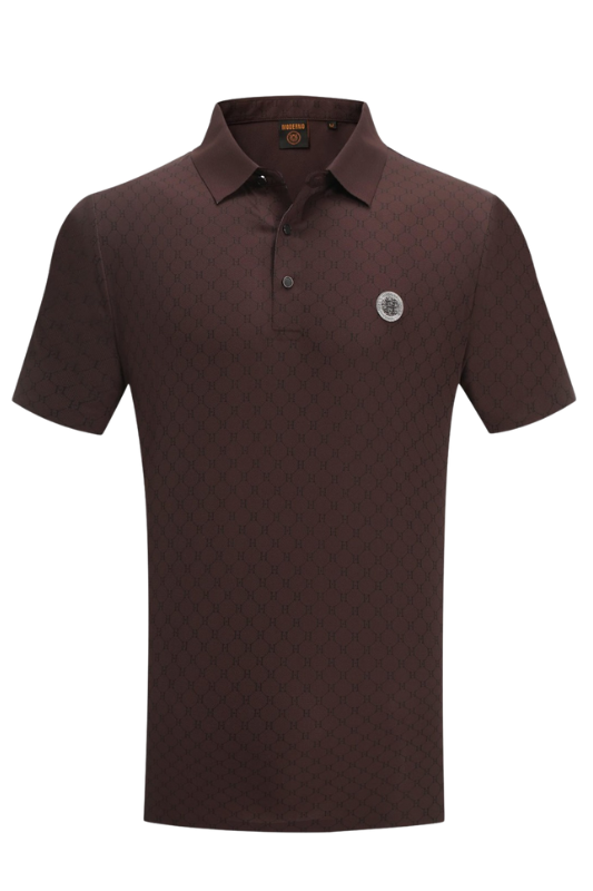 All Over H Logo Medallion Polo