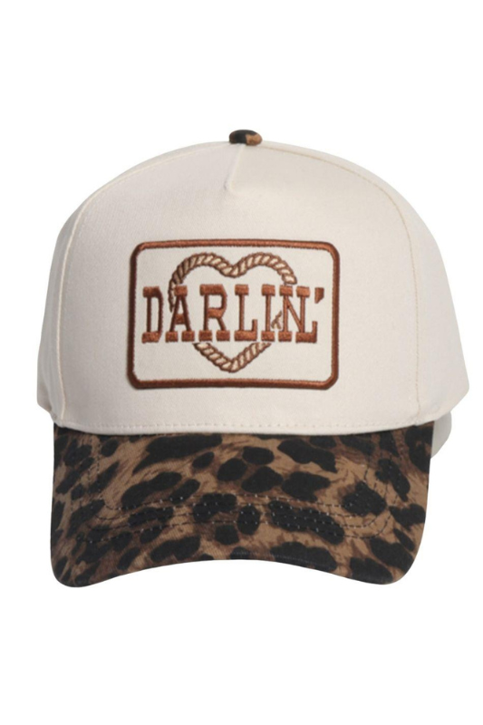 Darlin' Rope Hat Ivory/Leopard