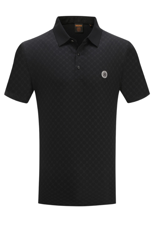 All Over H Logo Medallion Polo