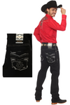 Pointed Arrow Stitch Pocket Denim