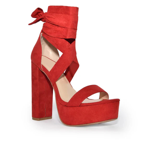 Mia Crisscross Platform High Heel