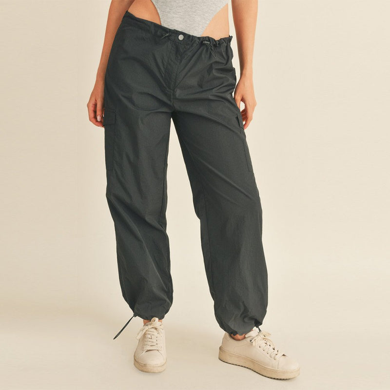 Wide Leg Parachute Pant