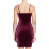 Velvet Bustier Tank Mini Dress