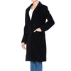 Notched Lapel Long Pocket Coat