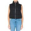 Puffer Standing Collar Zip Vest