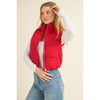 Puffer Standing Collar Zip Vest