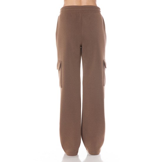 Fleece Cargo Straight Sweatpants