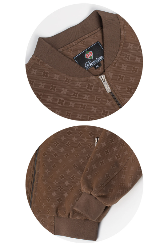 Monogram Soft Zip Bomber Jacket