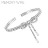 Bow Memory Wire Cuff