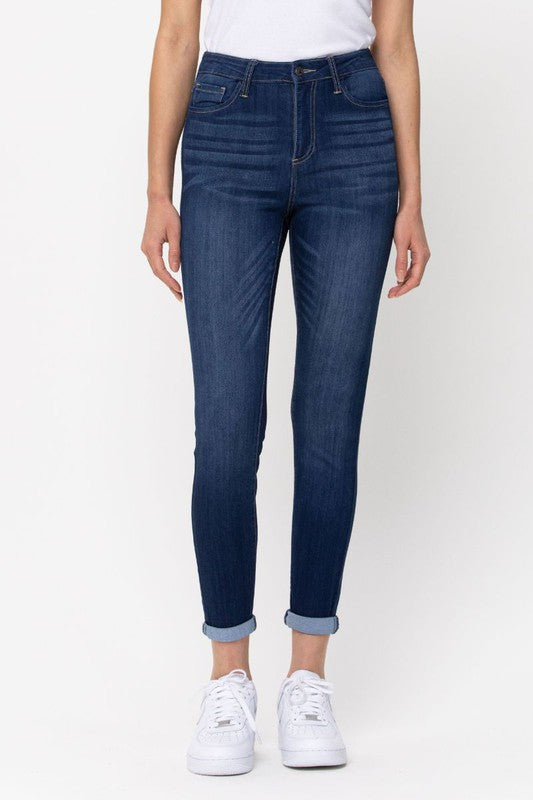 Clean HR Rolled Cuff Ankle Skinny