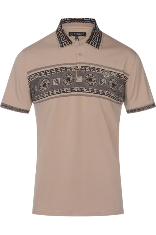 Geo Trim & Chest Strip Polo