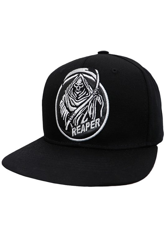 The Grim Reaper Embroidered Snapback