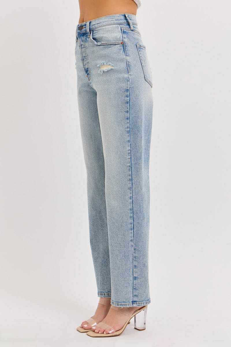 Super High Rise Dad Jean Tint Wash