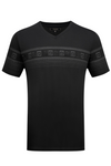 Geo Trim Crystal V-Neck Tee