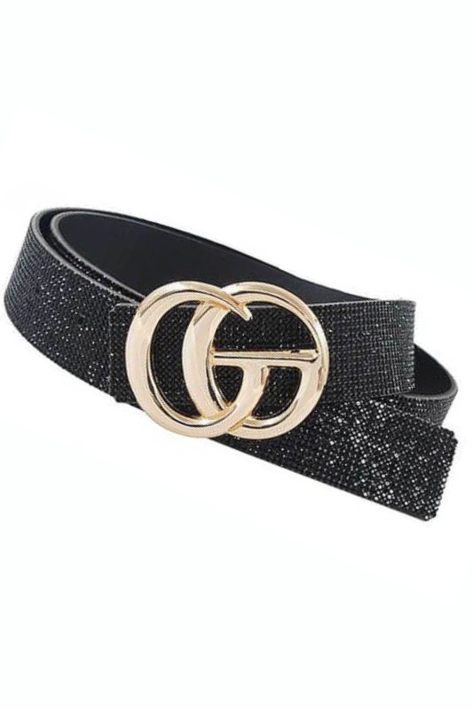 Rhinestone "CG" Belt