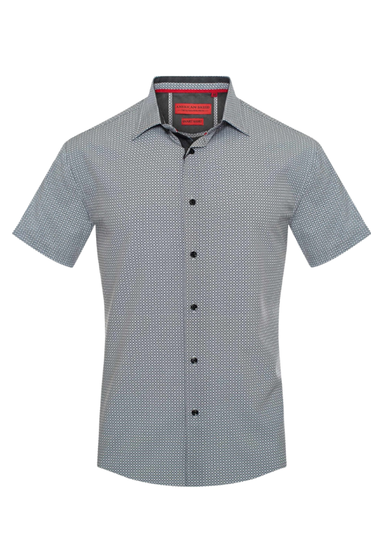 Mini Multi Cross Button Up