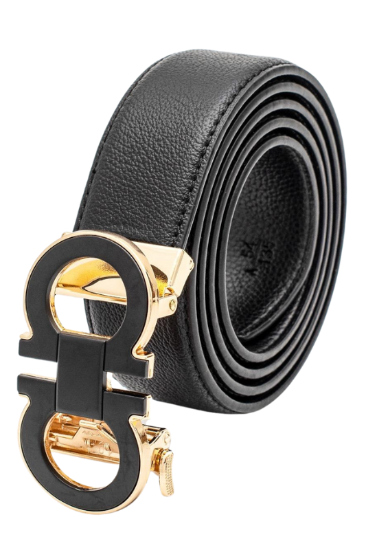 Gancini Logo Buckle Belt