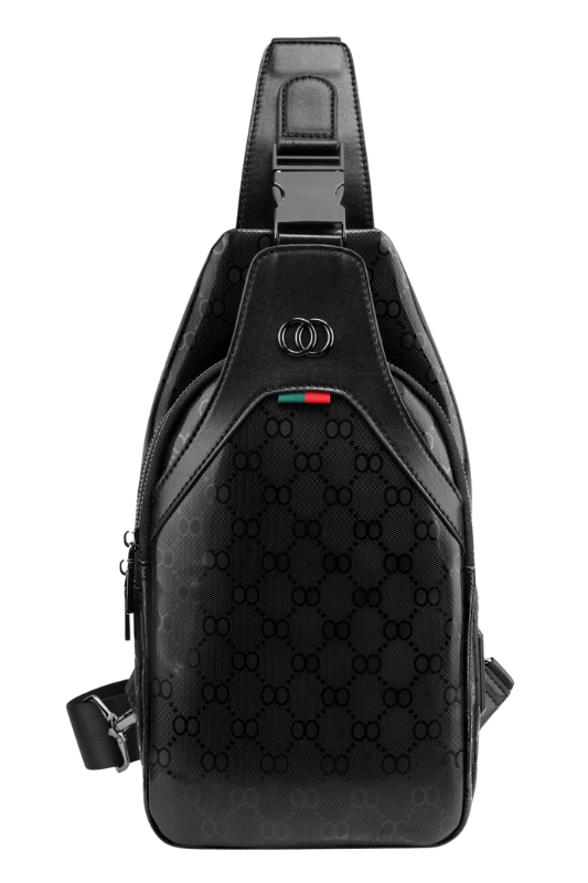 Dual Circle Logo Sling Bag