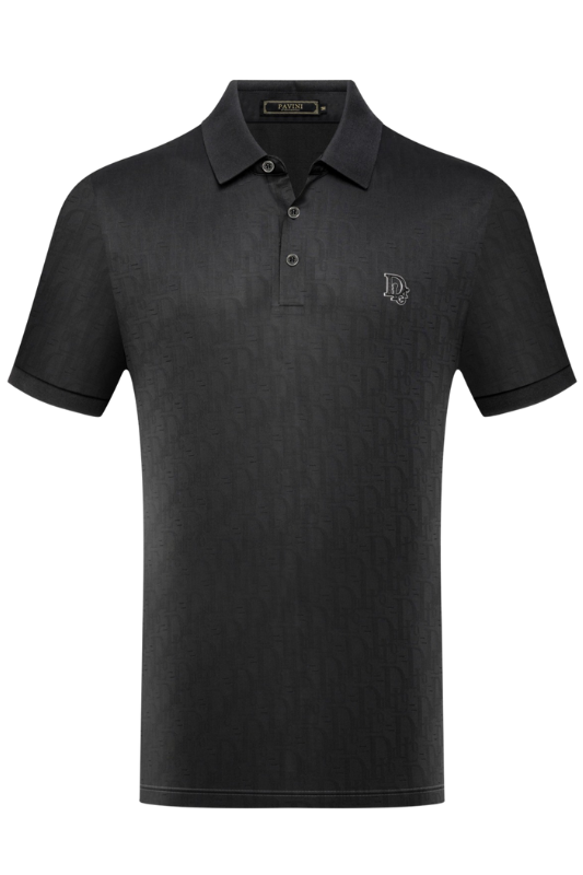 D-Or Logo Print Knit Polo