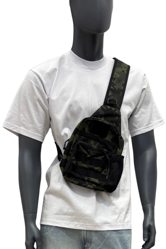 Traditional Camo Military Sling Bag