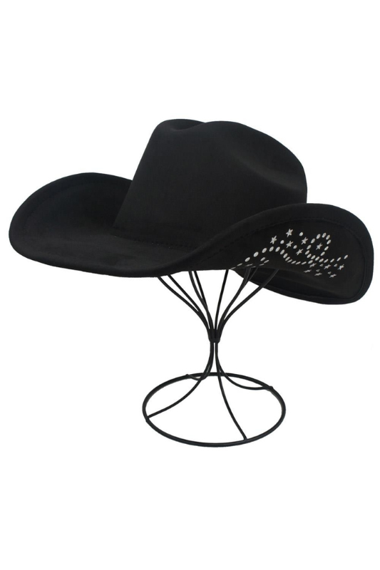 Star Stud Swirl Cowboy Hat