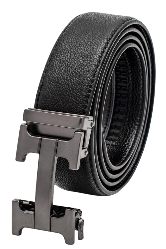 Gunmetal H Buckle Belt