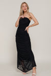 Mesh Tube Long Dress