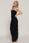 Mesh Tube Long Dress