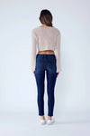 Basic High Rise Ankle Skinny