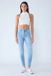 Basic High Rise Ankle Skinny