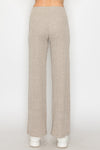 Soft Ribbed Wide Leg Lounge Pants