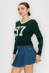 97 V-Neck Copped Sweater