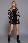Aztec Printed Fleece Shacket