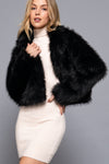 Faux Fur Cropped Jacket