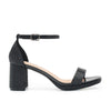 Nelly Crystal Single Strap Low Ch.Heel