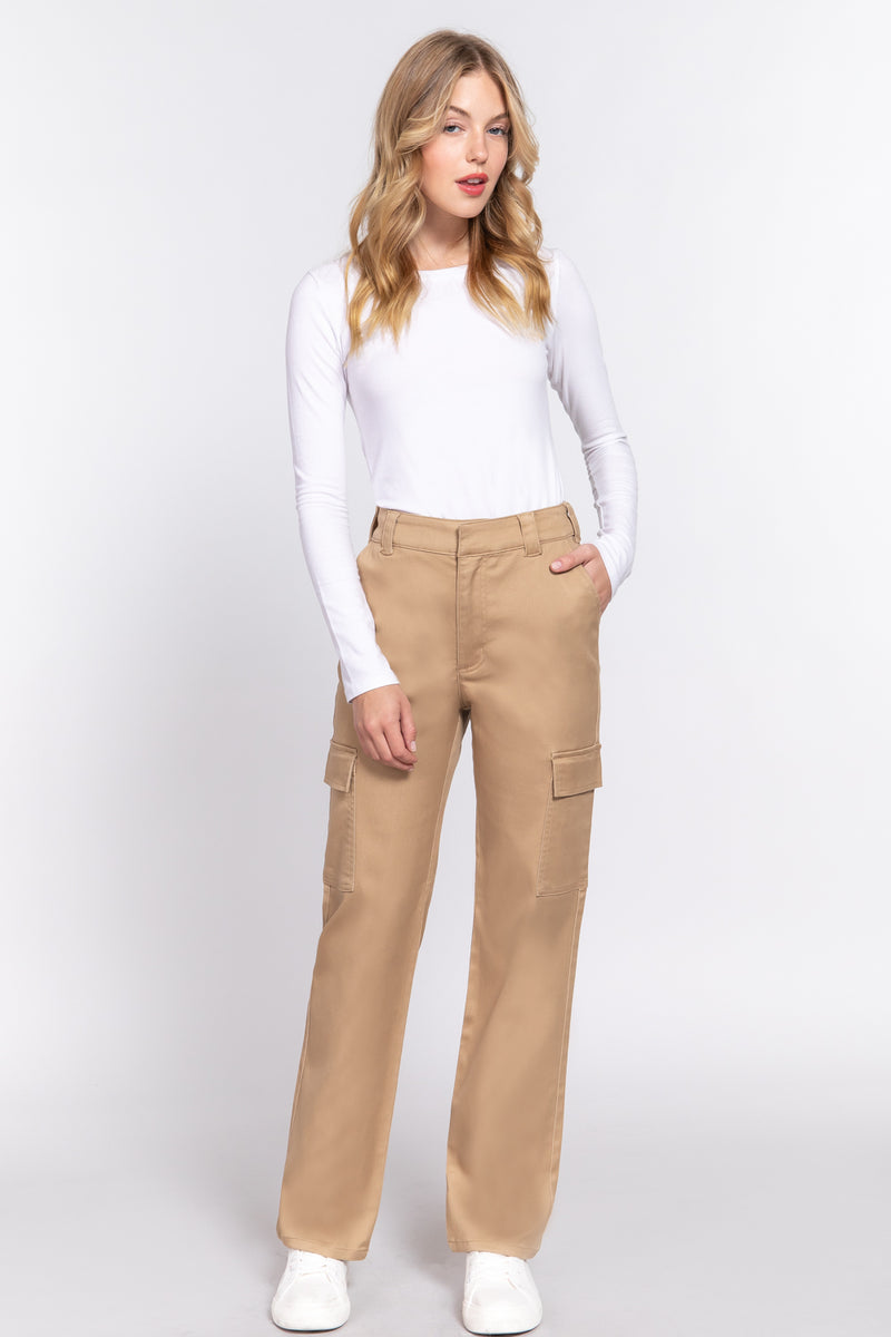 Cargo Pocket Straight Fit Pant