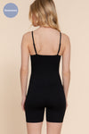 Seamless V-Neck Cami Romper