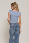 Short Cap Slv. Dbl Layer Bodysuit