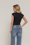 Short Sleeve Scoop Nk Bodysuit