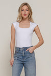 Short Sleeve Scoop Nk Bodysuit