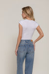 Short Sleeve Scoop Nk Bodysuit