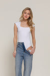 Short Sleeve Scoop Nk Bodysuit